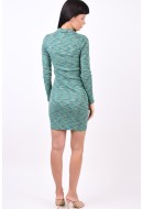 Dress Only Onlsavannah Midi Calf Polo Green Multistripe